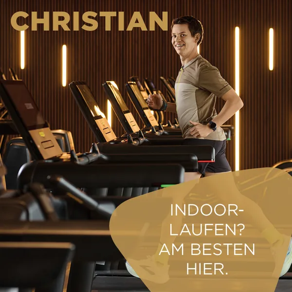 Christian: &bdquo;Indoor-Laufen? Am besten hier.&ldquo;