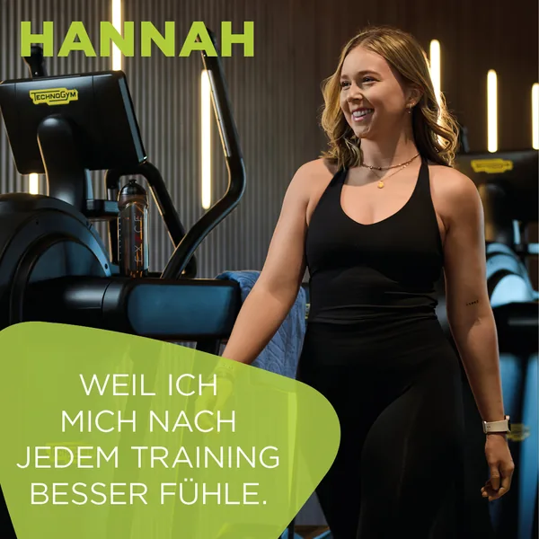 Hannah: &bdquo;Weil ich mich nach jedem Training besser f&uuml;hle.&ldquo;