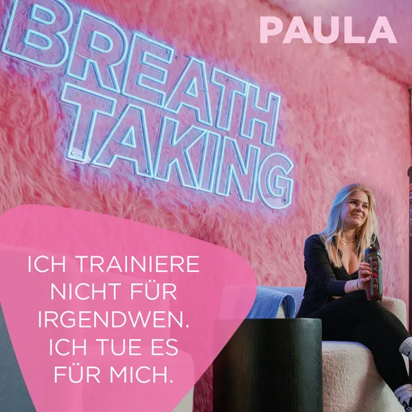 Paula: &bdquo;Ich trainiere nicht f&uuml;r irgendwen. Ich tue es f&uuml;r mich.&ldquo;